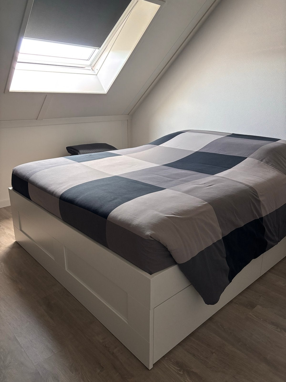 Ikea BRIMNES, Ophalen, Wit, Tweepersoons, 140 cm