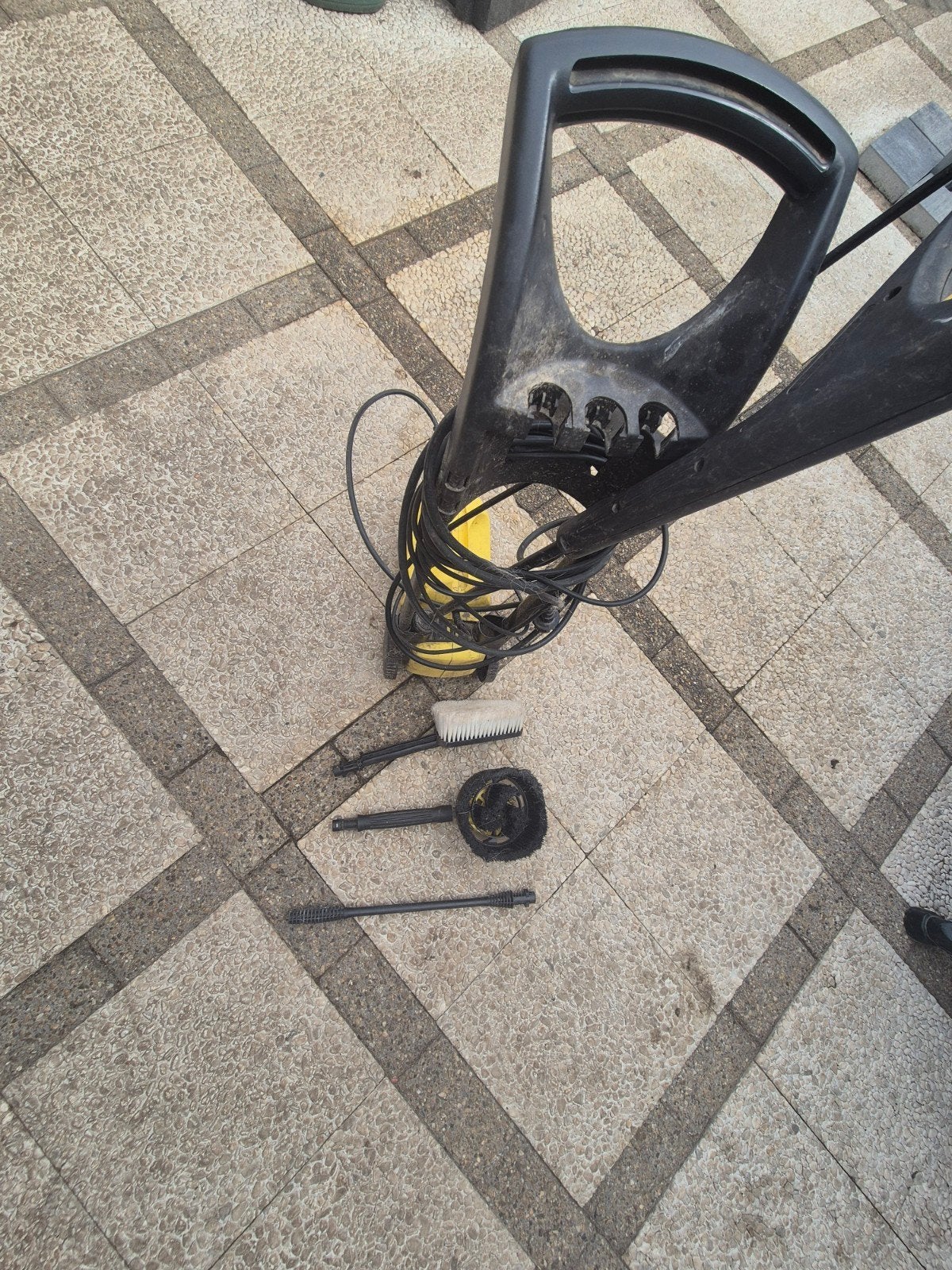 Gebruikte Karcher 235 hogedrukreiniger met klein lekje, Doe-het-zelf en Verbouw, Ophalen, Gebruikt, Overige typen