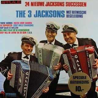 2x LP The 3 Jacksons (accordeon), Ophalen of Verzenden, Gebruikt, 12 inch