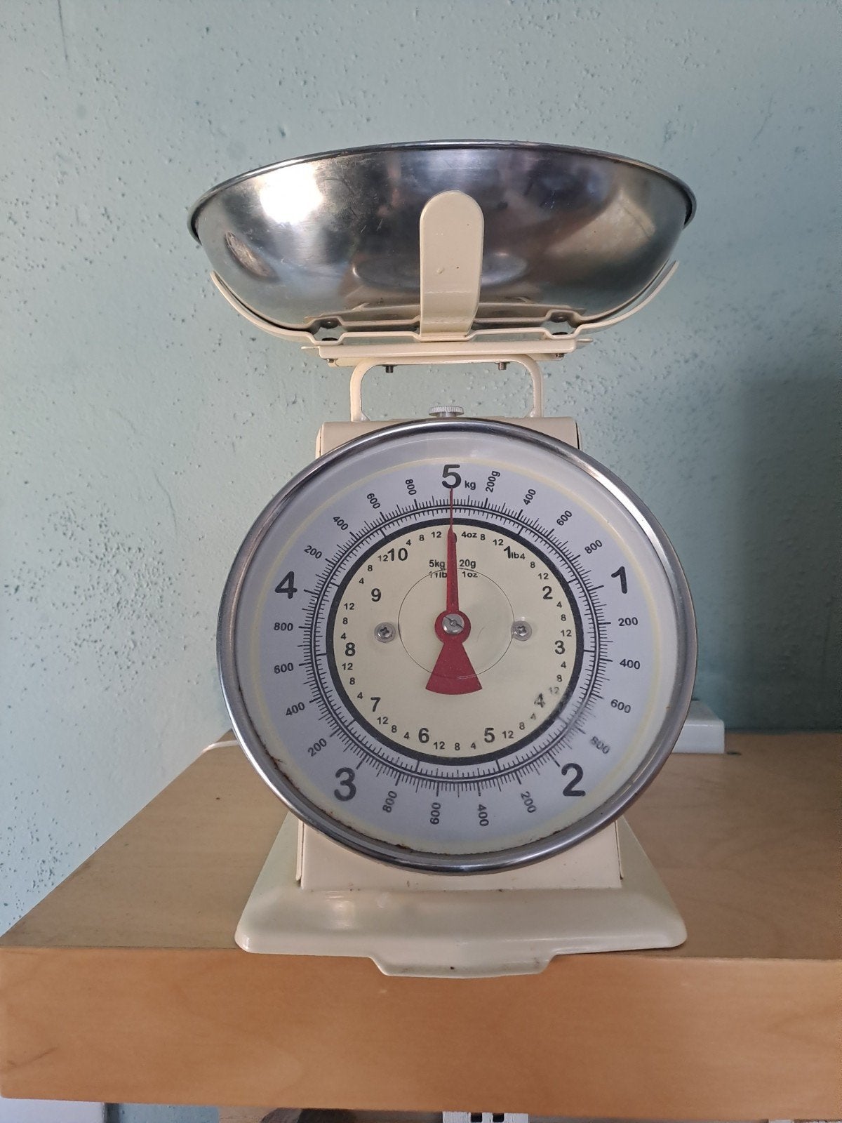 RETRO Weegschaal zgan, Ophalen of Verzenden, Zo goed als nieuw, Keukenweegschaal, Minder dan 10 kg