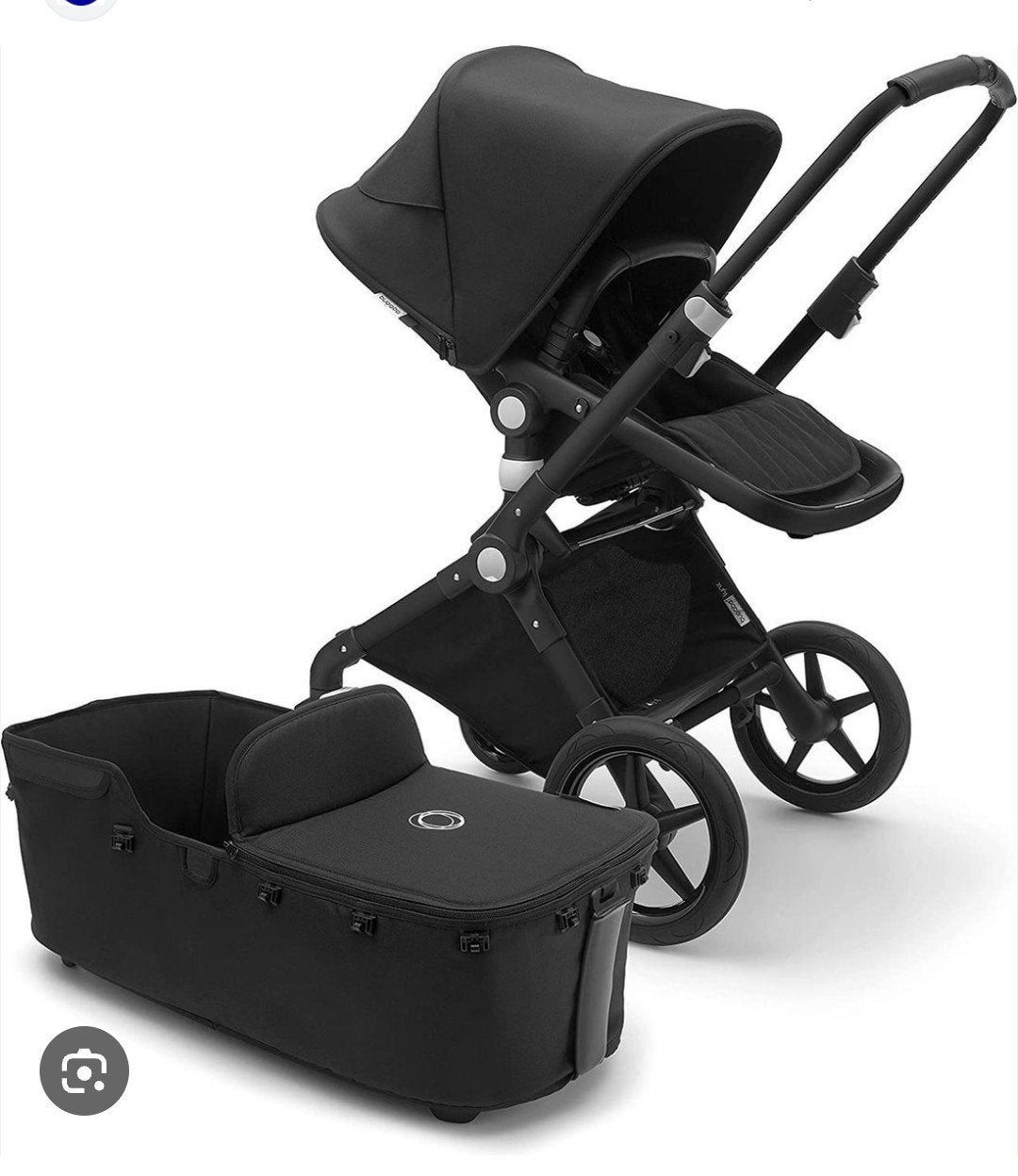 Bugaboo Lynx Black Edition Kinderwagen met Reiswieg, Kinderen en Baby's, Kinderwagen, Gebruikt, Bugaboo, Ophalen of Verzenden