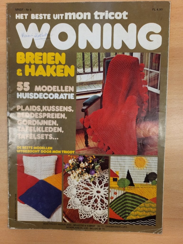 Het beste uit mon tricot.            Breien en haken no 6., Ophalen of Verzenden, 1980 tot heden, Nederland, Tijdschrift
