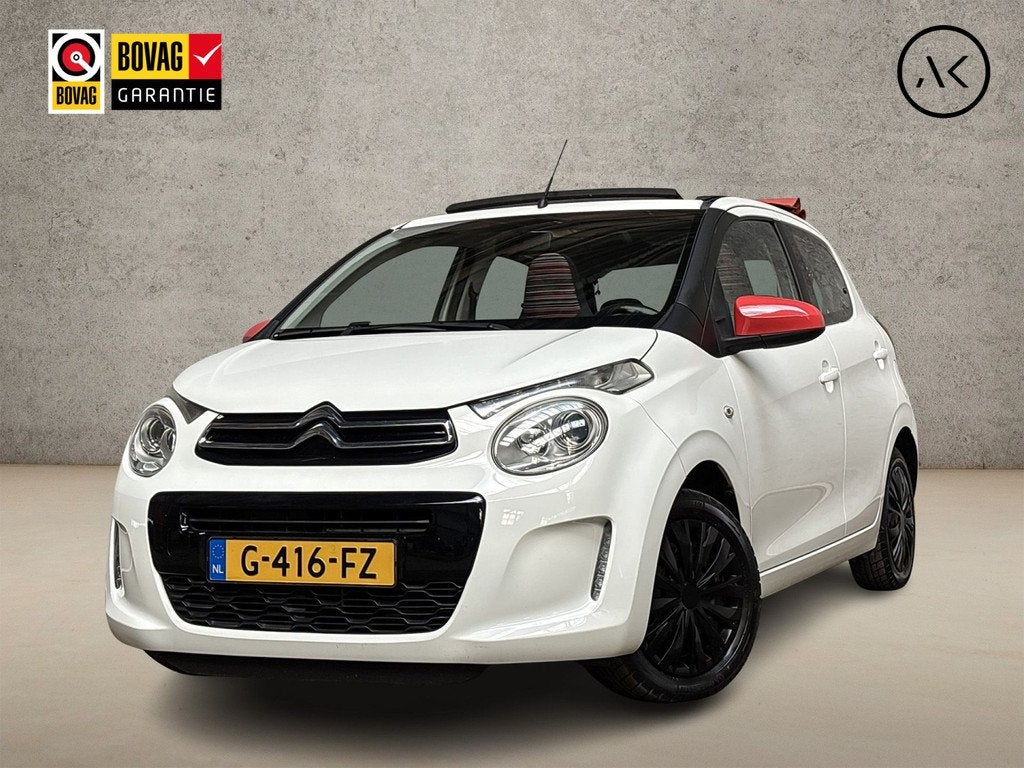 Citroën C1 1.2 PureTech Shine Sport (CABRIOLET, SCHERM, OPE, Auto's, Citroën, Voorwielaandrijving, 12 maanden, Stof, Gebruikt