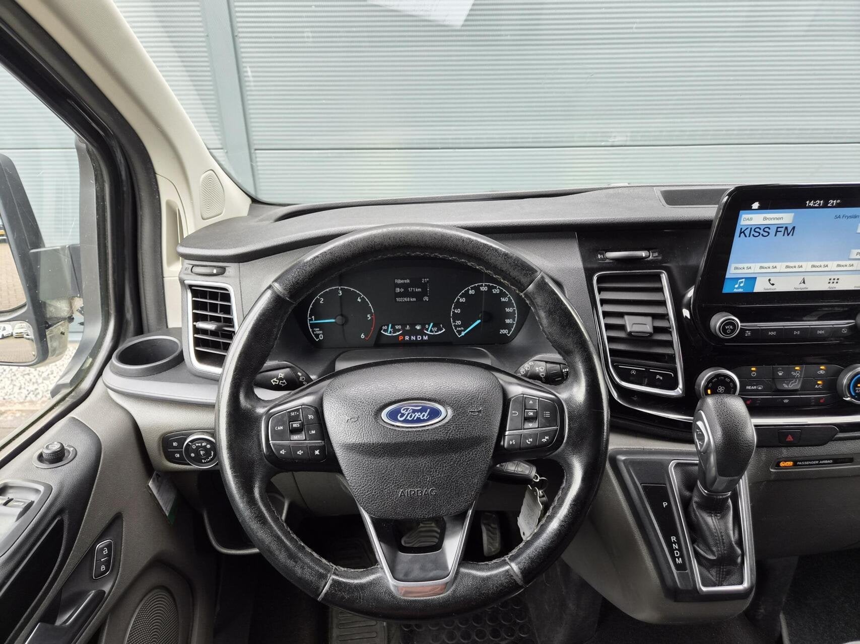 Ford Transit Custom 2.0 TDCI L1H1 DC Leer navi 130 Pk automa, Automaat, Gebruikt, Euro 6, 4 cilinders