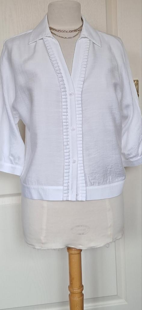 Prachtige blouse van Yaya Woman maat 38, Maat 38/40 (M), Wit, Onbekend, Ophalen of Verzenden
