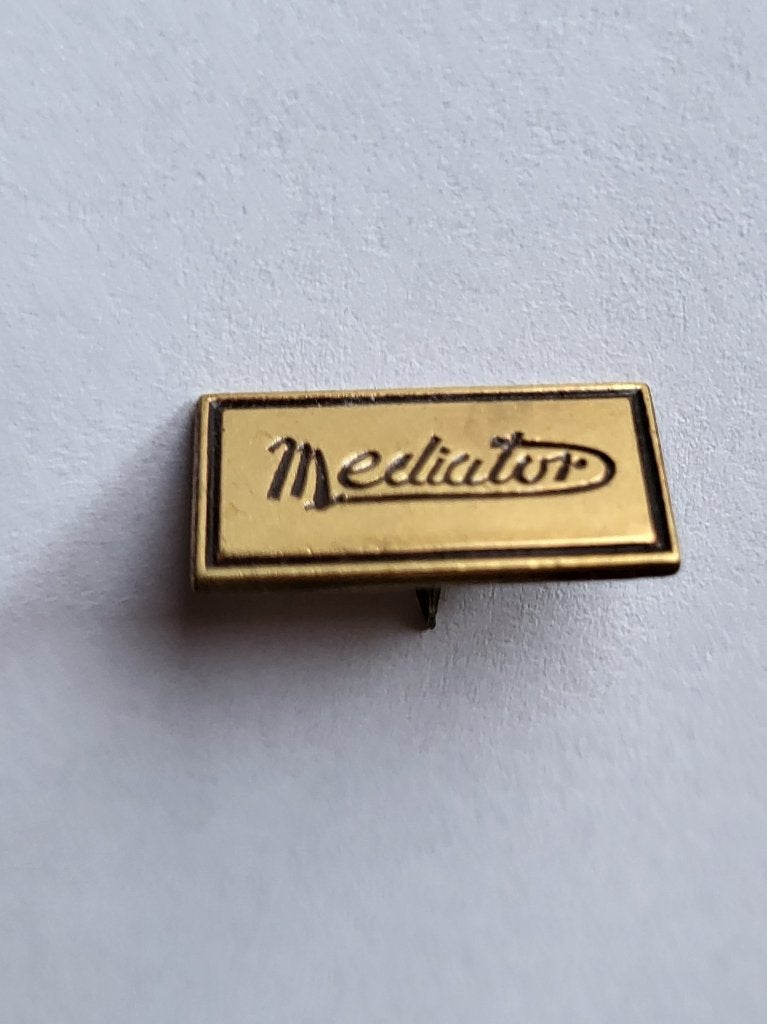 Mediator Philips Radio embleem schildje logo C, Ophalen of Verzenden