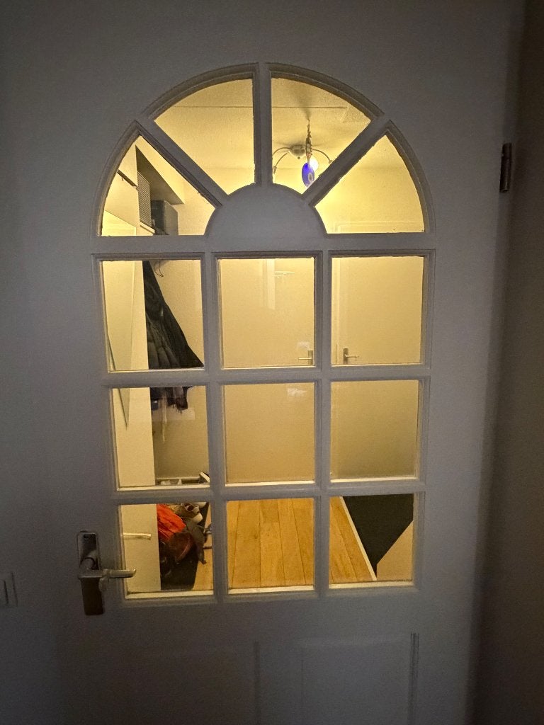 Mooie klassieke binnendeur met glas, Doe-het-zelf en Verbouw, Ophalen, Gebruikt, 80 tot 100 cm, Binnendeur
