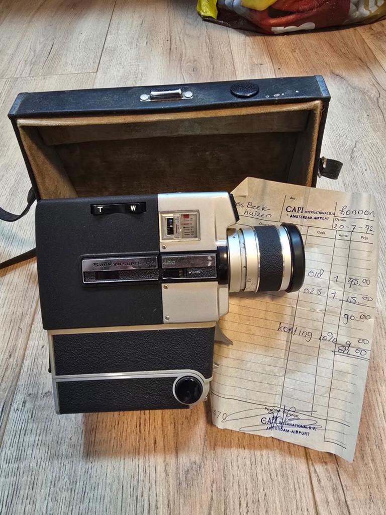 Vintage Sankyo Super 8 Camera met Koffer, Audio, Tv en Foto, Videocamera's Analoog, Ophalen of Verzenden, 8mm, Camera