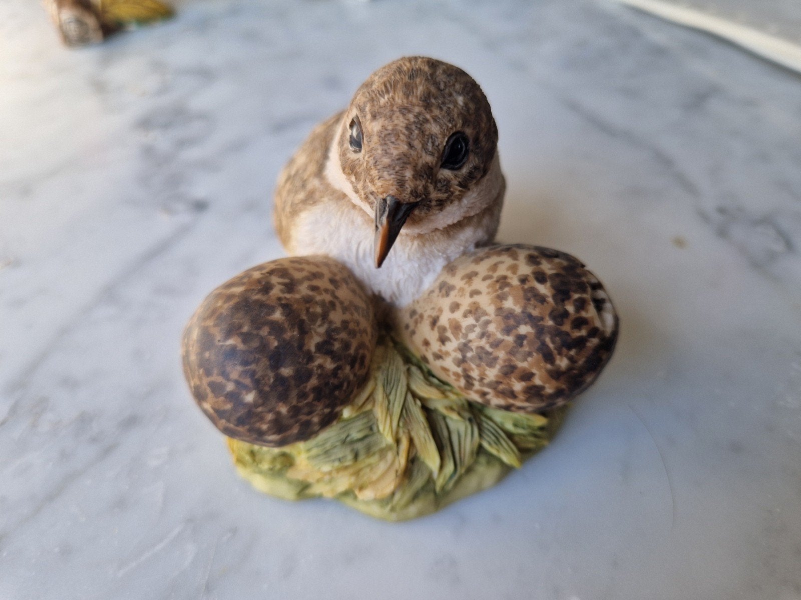 Teviotdale beeldje vogel met eieren, handgemaakt Schotland, Verzamelen, Beelden en Beeldjes, Ophalen of Verzenden, Zo goed als nieuw