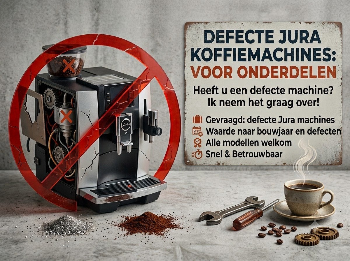 Gezocht: Defecte Jura koffiemachines - Bied uw machine aan!, Ophalen, Koffiemachine