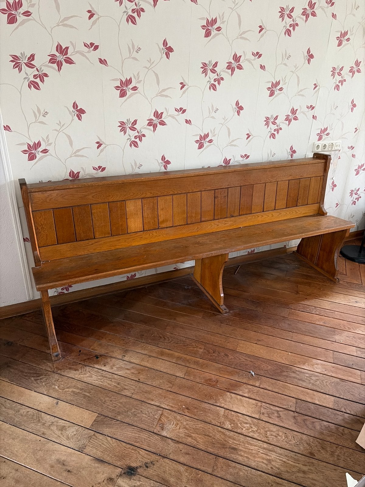 Antieke Eiken Kerkbank - Nr. 16 - Zeer Goede Staat, Antiek en Kunst, Antiek | Meubels | Stoelen en Banken, Ophalen