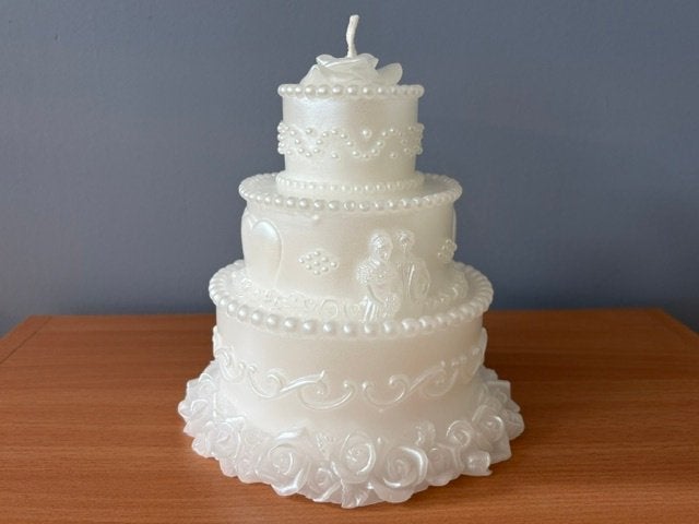Trouwkaars / wedding cake NIEUW, Ophalen of Verzenden, Nieuw, Overige typen, Geboorte of Huwelijk