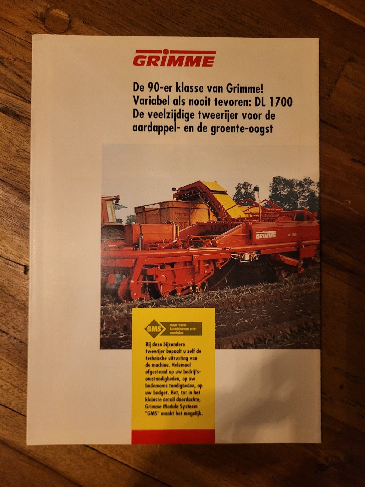 tractor folder Grimme DL 1700 rooier, Ophalen of Verzenden, Zo goed als nieuw