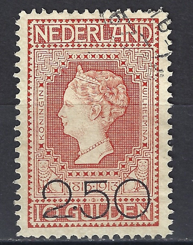 NVPH 105 gebruikt Opruimingsuitgifte 1920 ; Nederland p/stuk, Ophalen of Verzenden, T/m 1940, Gestempeld