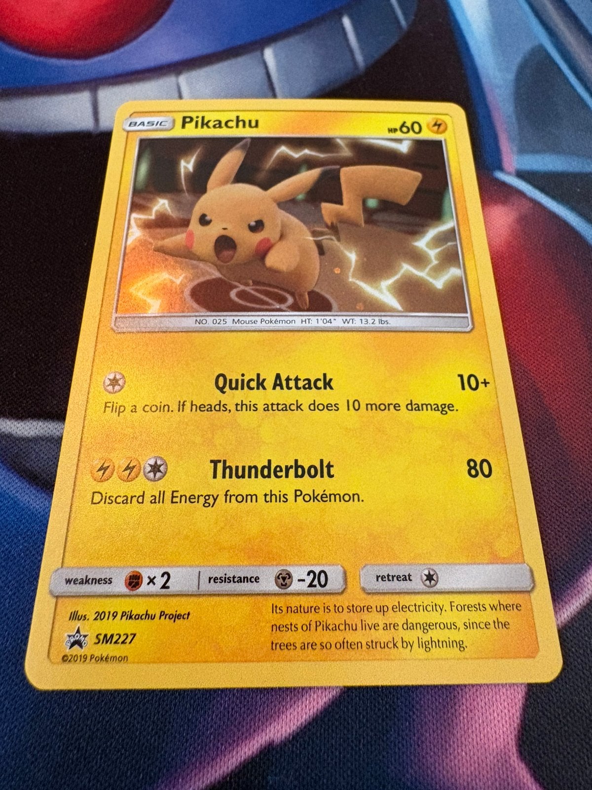 Pikachu SM227 Promo Near Mint, Verzenden, Zo goed als nieuw