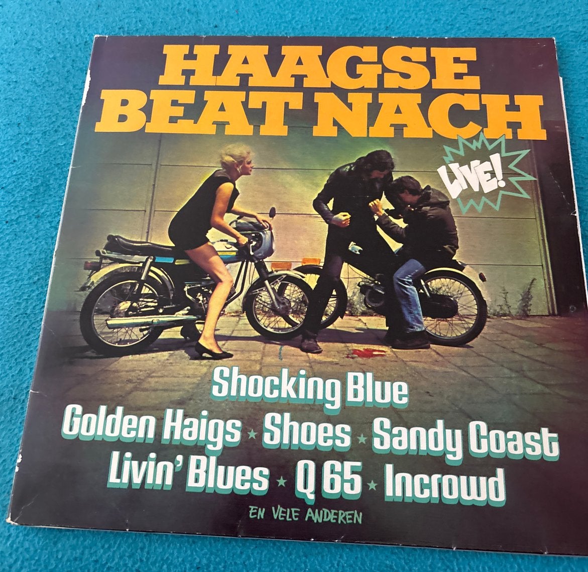 Haagse Beat Nach Live! LP - Diverse Artiesten 1980, Cd's en Dvd's, LP, Gebruikt, Ophalen of Verzenden, 12 inch