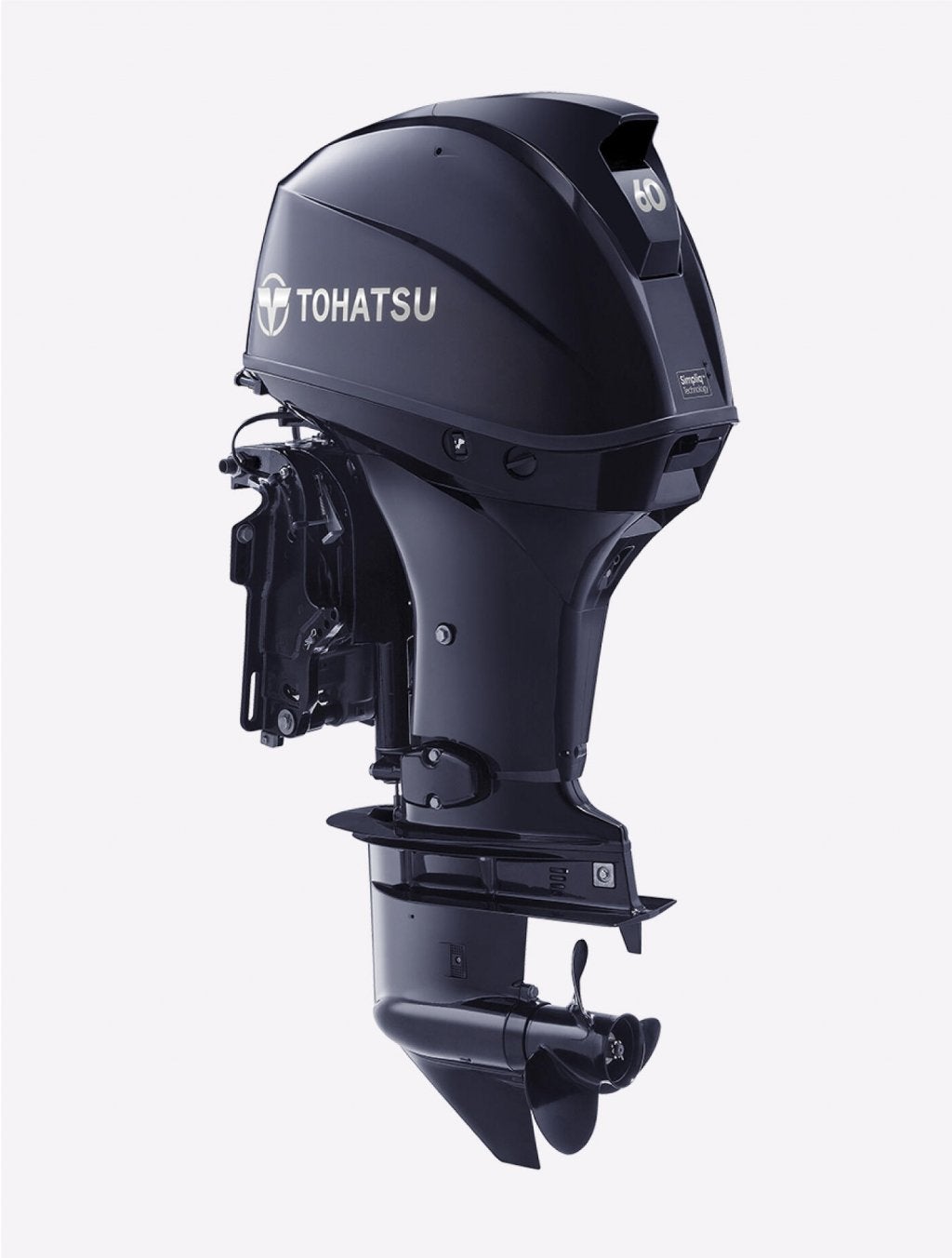 TOHATSU 60 PK Injectie en Powertrim, Nieuw, Benzine, Buitenboordmotor, 30 pk of meer