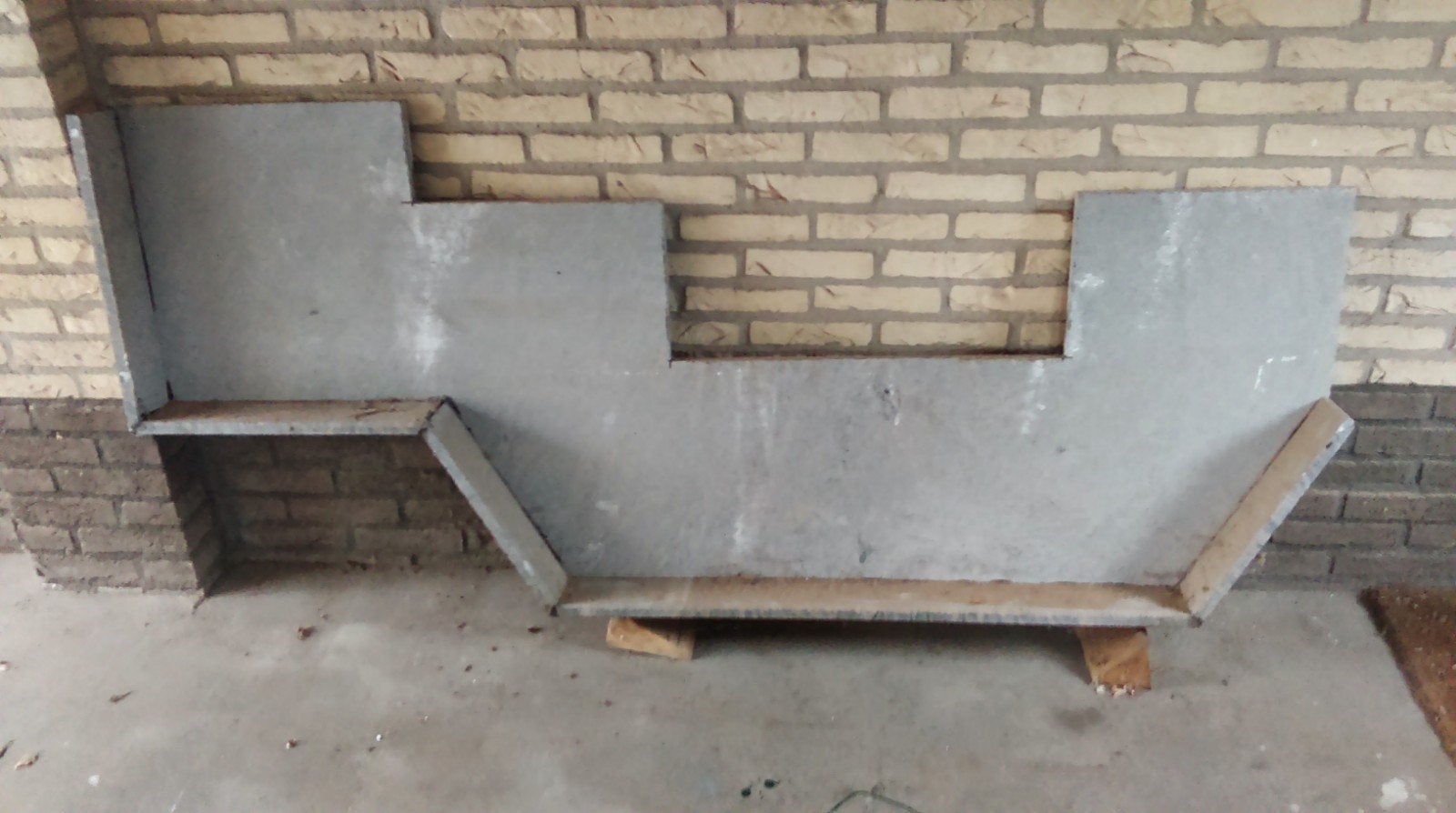 Metalen plaat/goot - Bruin/Zwart, Ophalen of Verzenden, Gebruikt