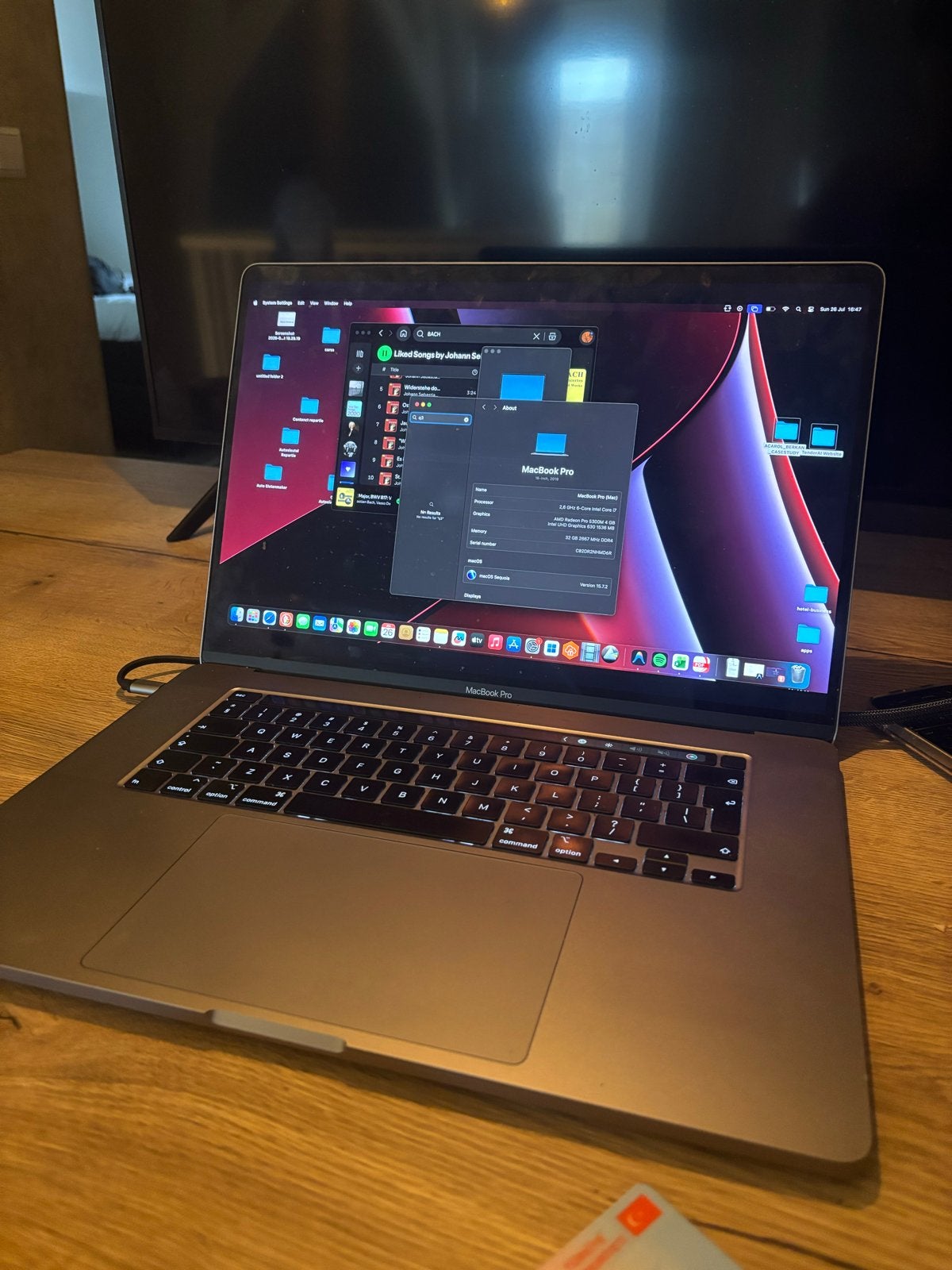 MacBook Pro 16-inch (2019) - i7, 32GB RAM, 512GB SSD, MacBook Pro, 2 tot 3 Ghz, 512 GB, Ophalen of Verzenden