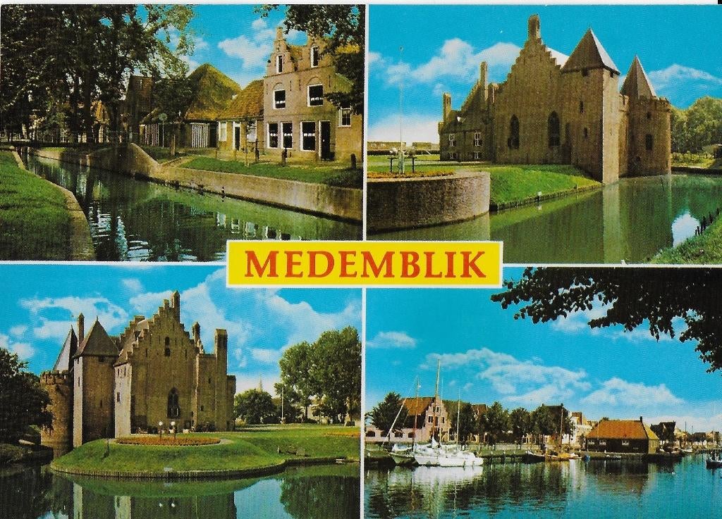 Ch252 ansichtkaart medemblik -- ongelopen, Ophalen of Verzenden, 1980 tot heden, Ongelopen