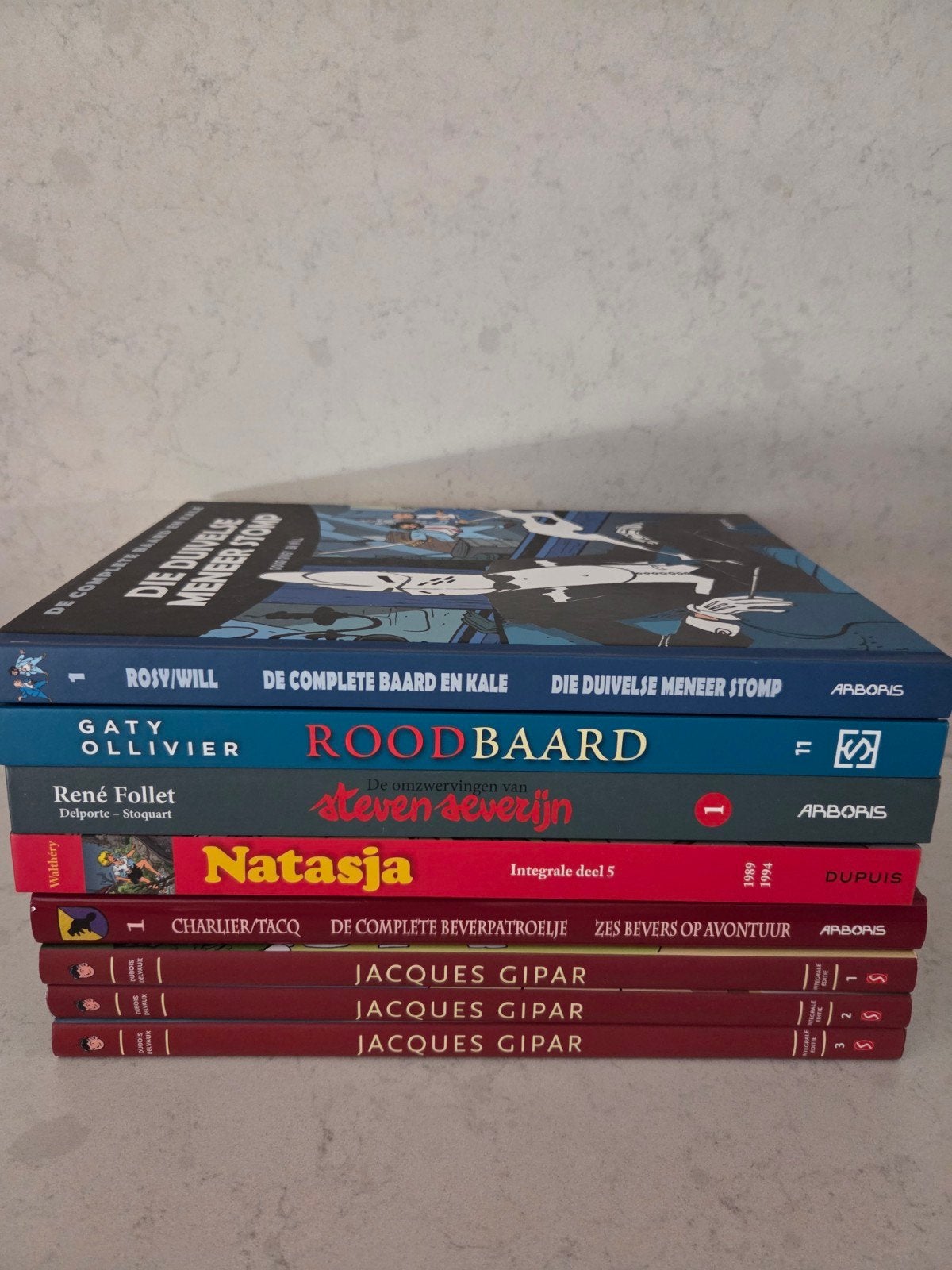 Integraal - Roodbaard Severijn Gipar Baard Kale Natasja, Boeken, Meerdere stripboeken, Ophalen of Verzenden, Zo goed als nieuw
