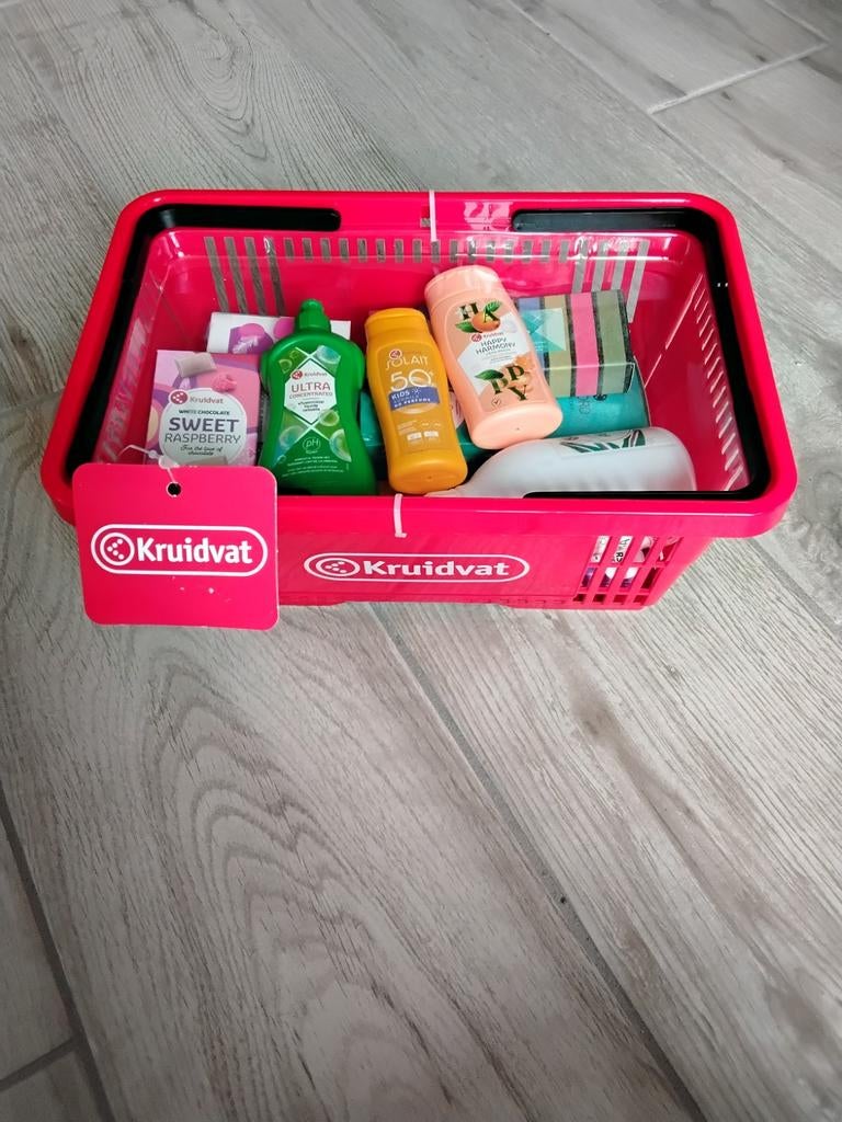 Kruidvat speelgoed winkelmandje met producten, Ophalen of Verzenden, Nieuw, Jongen of Meisje