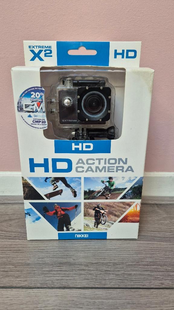 Nikkei Extreme X2 actioncam HD, Audio, Tv en Foto, Actiecamera's, Ophalen of Verzenden, Zo goed als nieuw, Overige merken