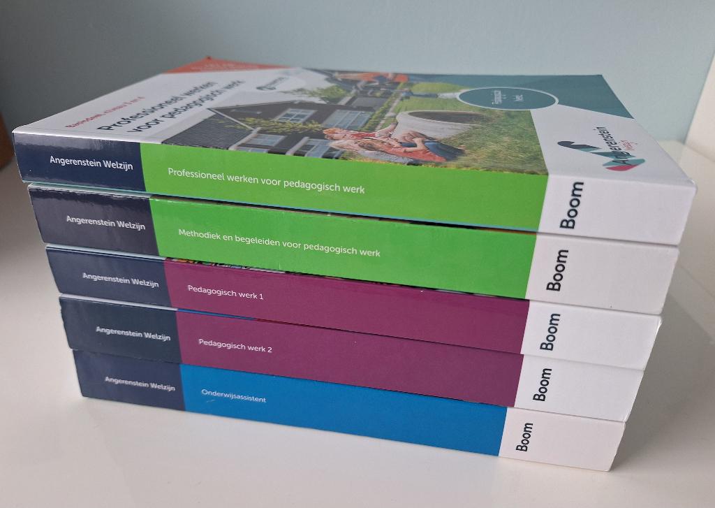 Boekenpakket Angerenstein, gericht op pedagogisch werk, Ophalen of Verzenden, Zo goed als nieuw, MBO, Gamma