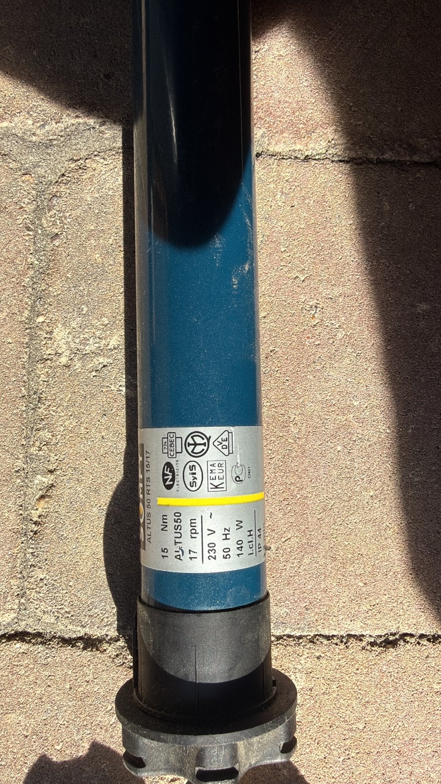 Somfy motoren te koop, Ophalen of Verzenden, Wit, Minder dan 100 cm