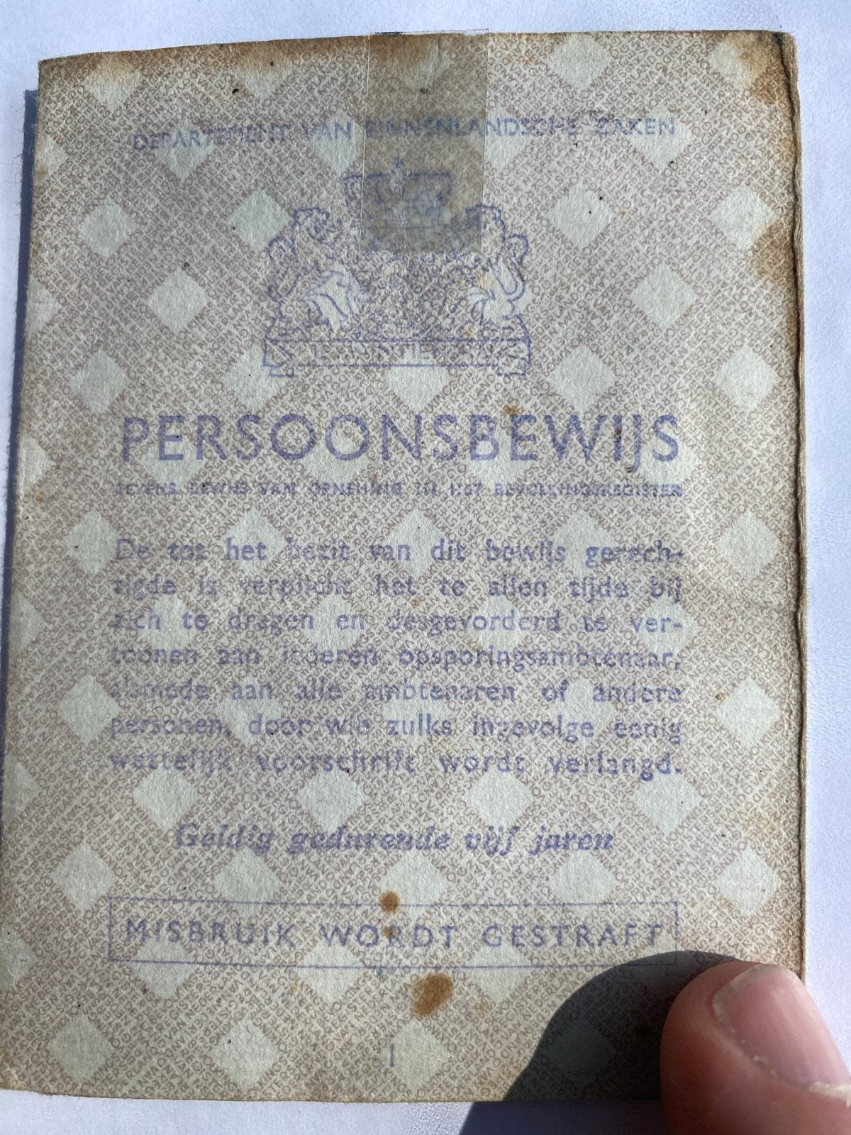 Zeldzaam oorlog setje uit 1941 - WOII Document, Ophalen of Verzenden, Gebruikt
