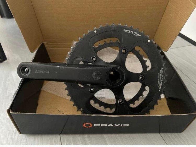 Praxis Zayante Hollow Forged crankstel, Ophalen of Verzenden, Zo goed als nieuw