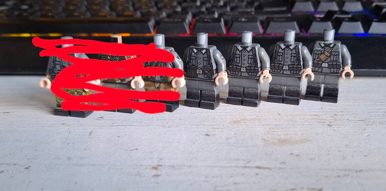 Custom lego figuren en kits, Verzenden