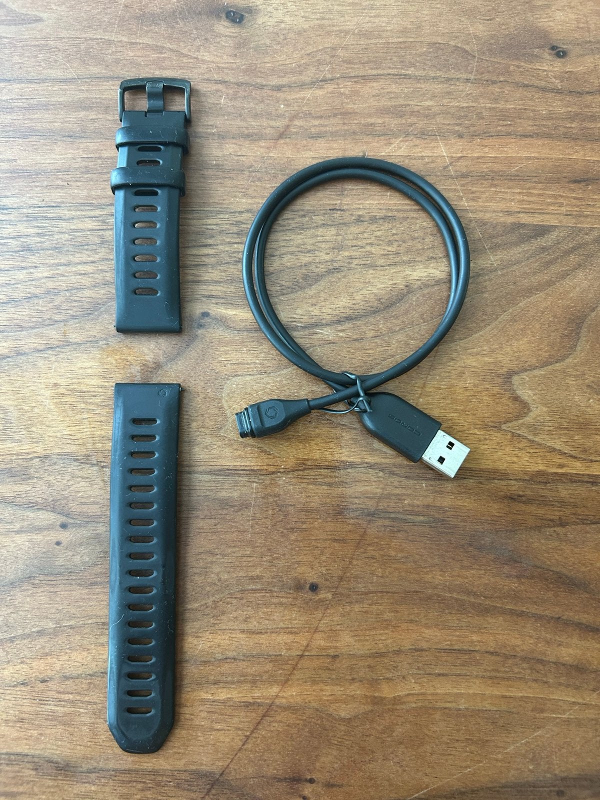 Oplaadkabel + horlogebandje Coros Apex en Apex 2 Pro 24mm, Ophalen of Verzenden, Gebruikt, Zwart, Android