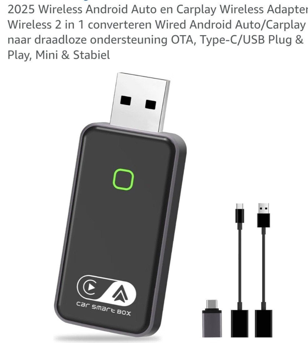 Car Smart Box - CarPlay/Android Auto Adapter, Auto diversen, Ophalen of Verzenden