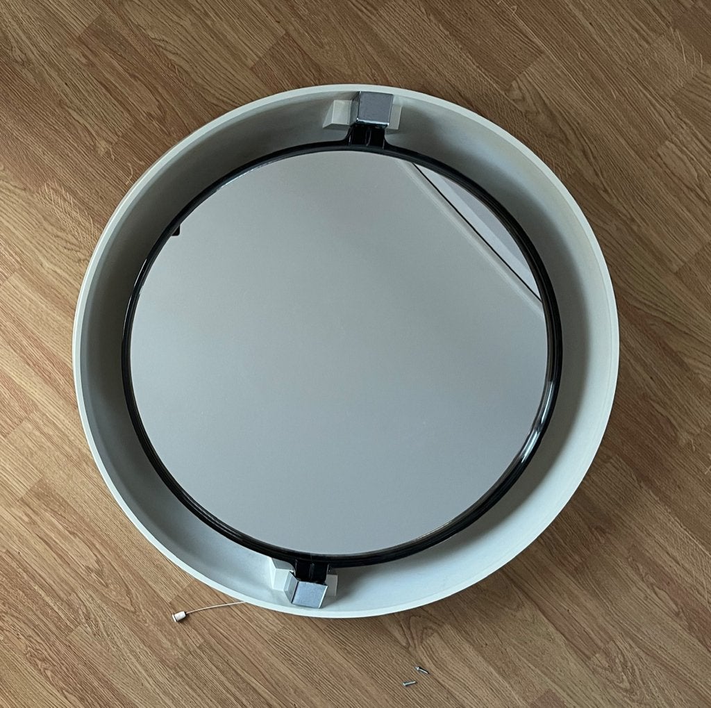 Vintage Allibert badkamer spiegel, Huis en Inrichting, Badkamer | Badkamermeubels, Ophalen, Gebruikt, Overige typen, 50 tot 100 cm