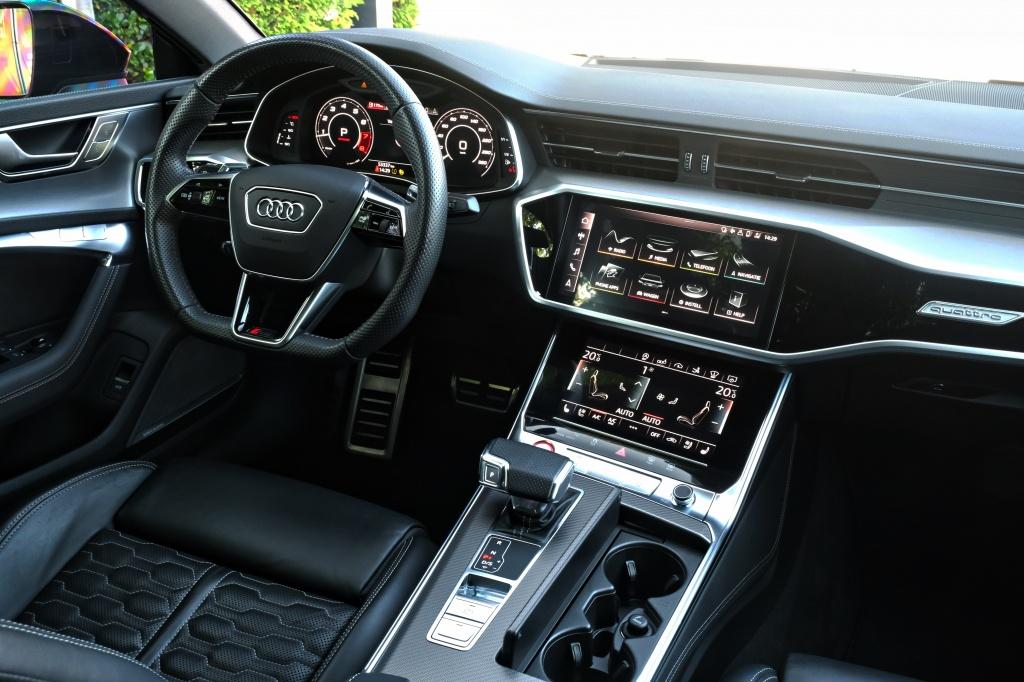 Audi RS7 Sportback 4.0 TFSI RS7 quattro Keyvany 1000Pk! Zeer, Auto's, Automaat, Gebruikt, 4 stoelen, Zwart