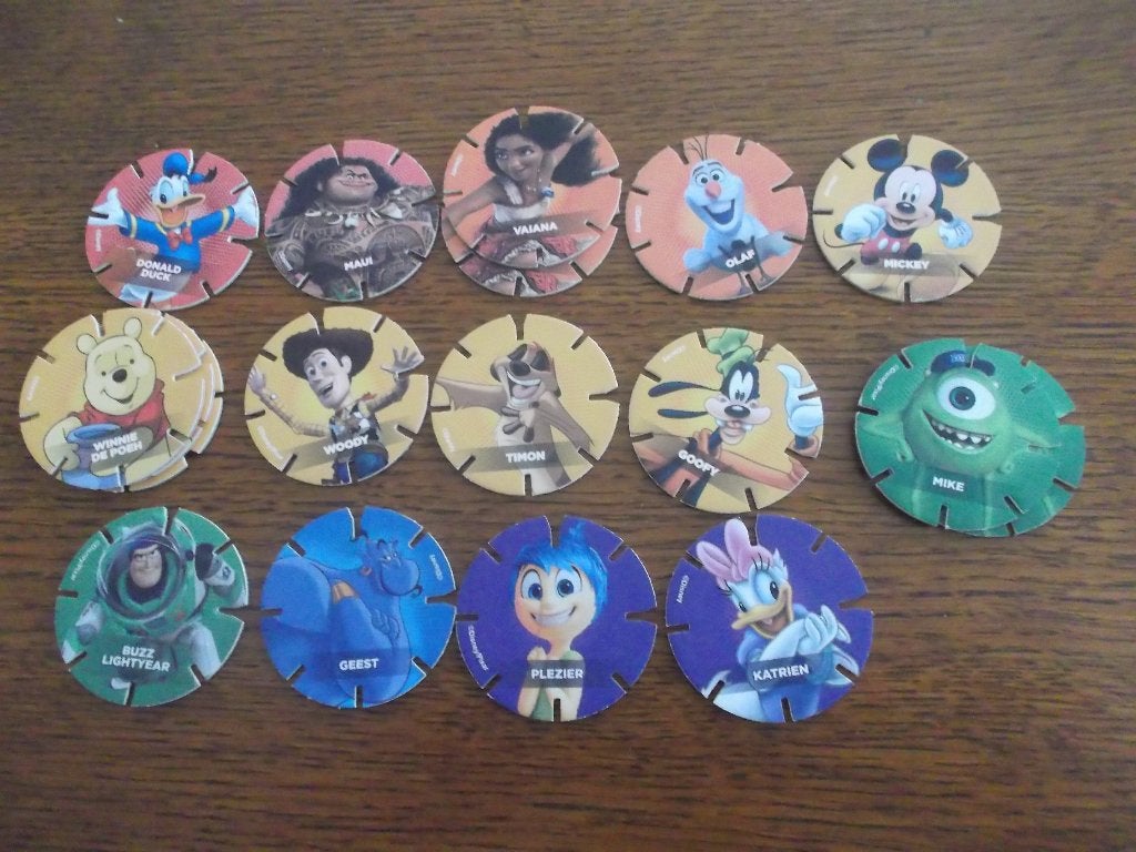 verschillende AH Disney Diskeys 0,50 euro per stuk, Albert Heijn, Ophalen
