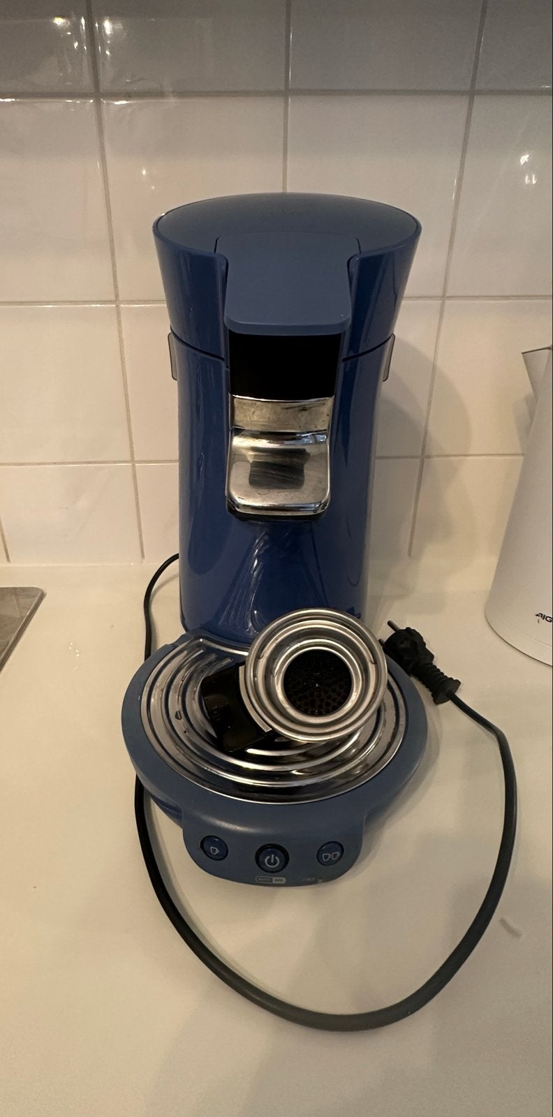 Philips Senseo HD7825 Koffiezetapparaat - Blauw, Gebruikt, Koffiemachine, Ophalen of Verzenden, 2 tot 4 kopjes