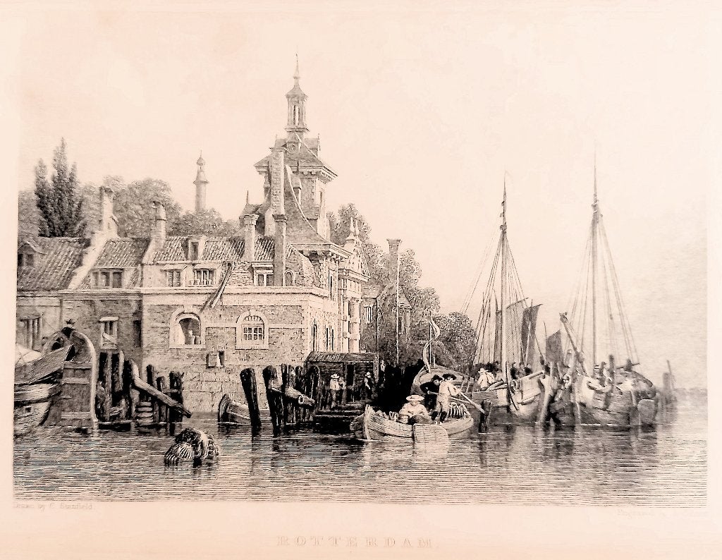 Leitch 1833 Traveling sketches on the Rhine Belgium Holland, Ophalen of Verzenden