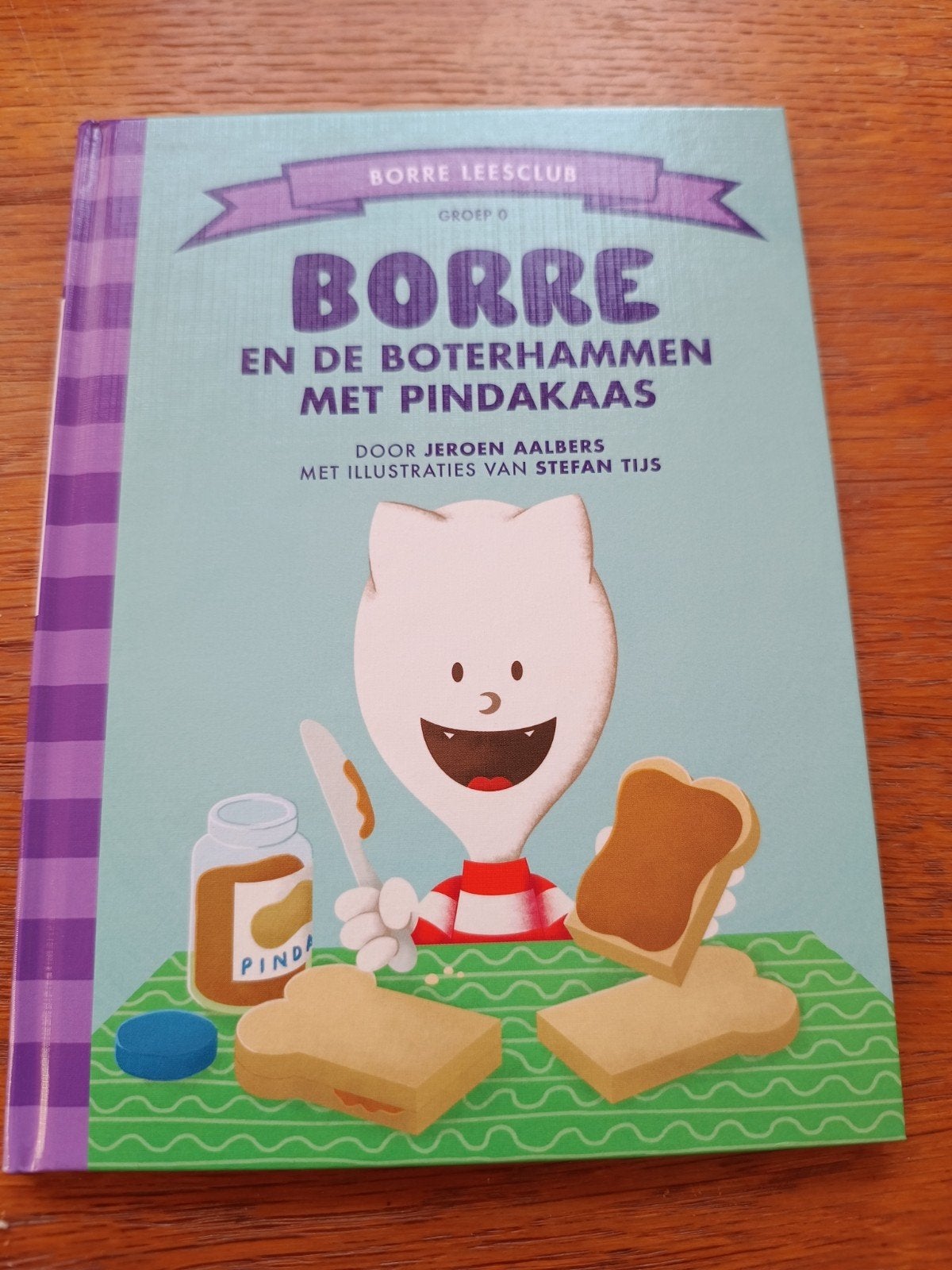 Borre en de boterhammen met pindakaas, Fictie algemeen, Jongen of Meisje, Ophalen of Verzenden, Zo goed als nieuw