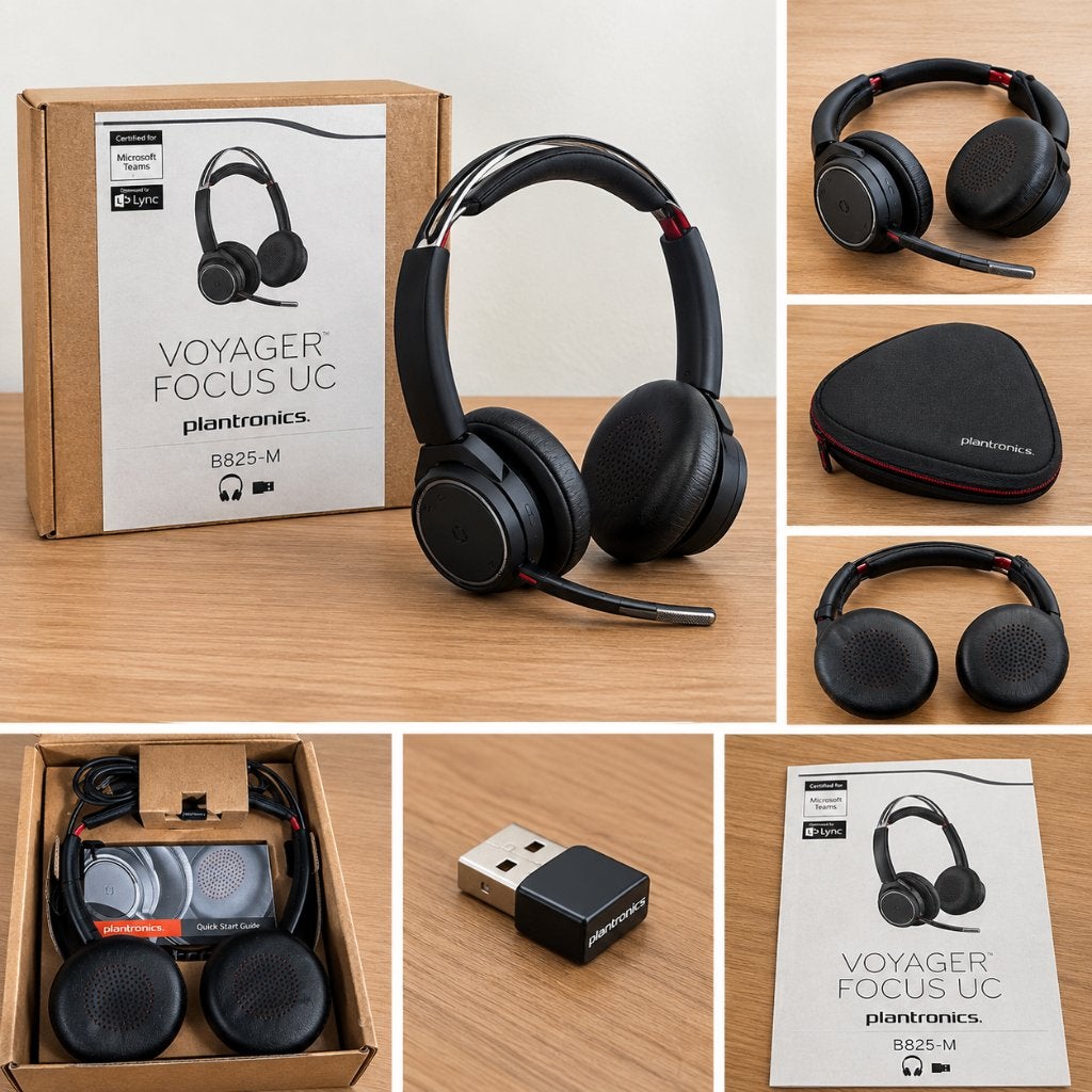 4x Plantronics Voyager Focus UC B825-M –nieuw/nooit gebruikt, Gaming headset, Nieuw, Ophalen of Verzenden, Over-ear