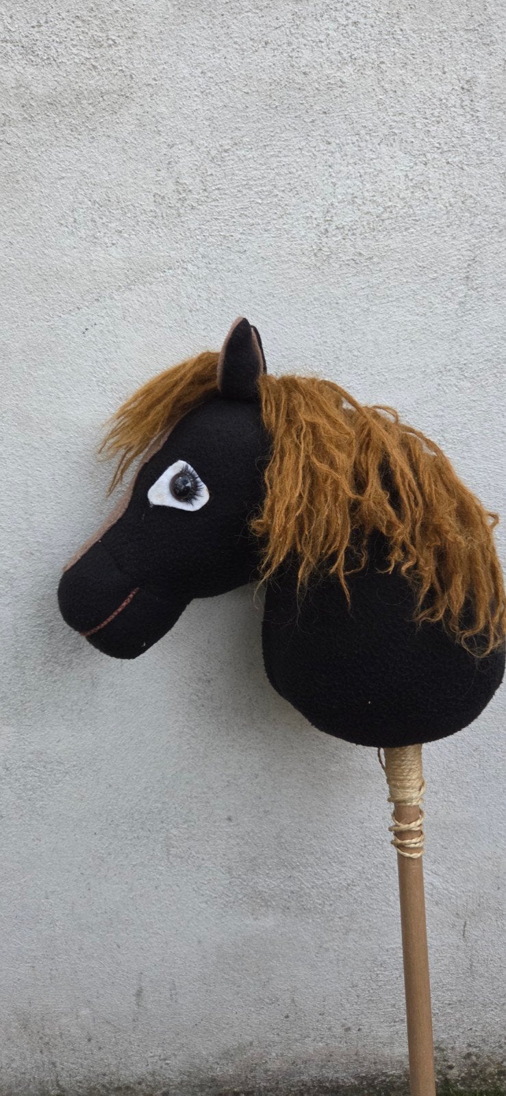 Mooie hobby horse met stok van 63 cm, Ophalen, Zo goed als nieuw, Jongen of Meisje