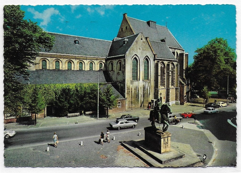 Utrecht Janskerkhof gelopen Ansichtkaart (B2777 ), Ophalen of Verzenden, 1980 tot heden, Gelopen, Utrecht