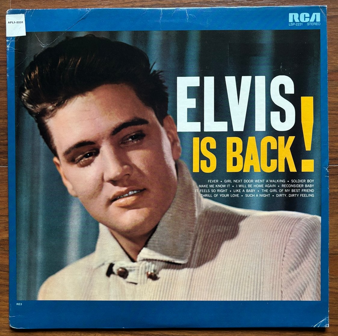 Elvis Presley - Elvis Is Back! (LP, 1960), LP, Gebruikt, Pop, Originele persing