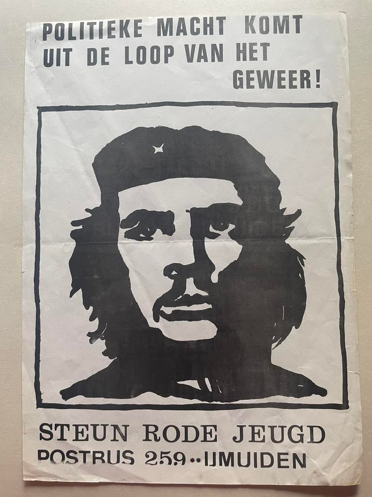 originele Poster Rode Jeugd Che Guevara, Verzamelen, Ophalen of Verzenden, Zo goed als nieuw, A1 t/m A3