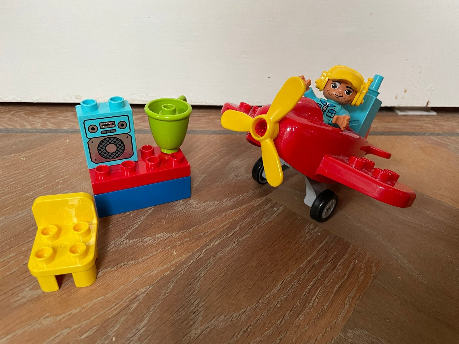 Lego Duplo Vliegtuig met Piloot 10908, Inclusief minifiguren, Gebruikt, Ophalen of Verzenden, Duplo