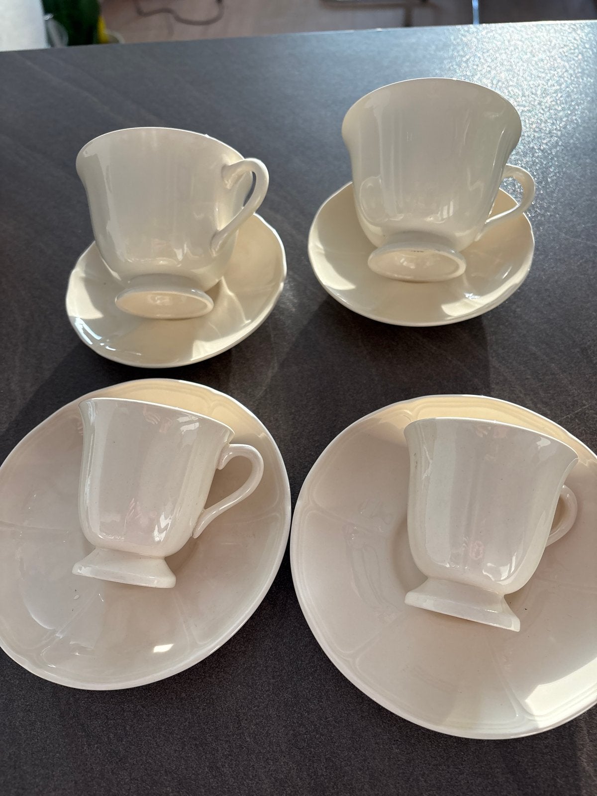 Wedgwood Espresso- en Koffiekopjes (4 stuks), Gebruikt, Keramiek, Ophalen of Verzenden, Wedgwood
