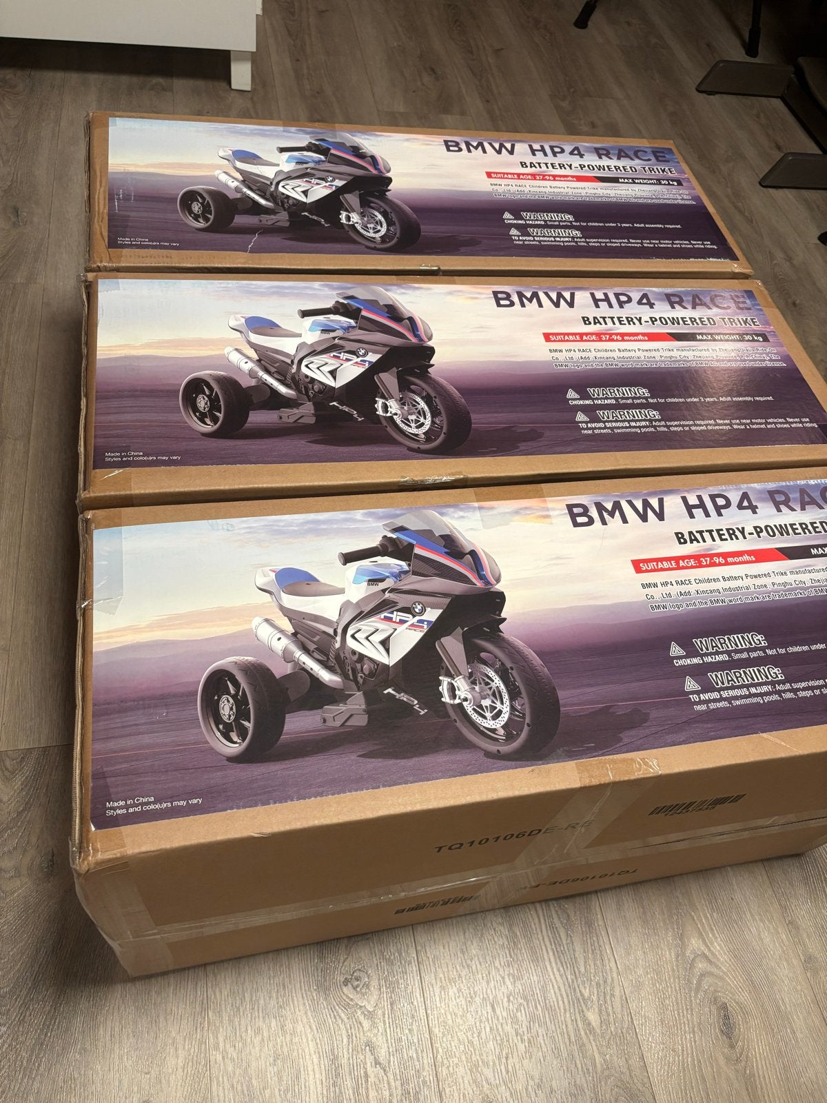 Nieuwe BMW HP4 Elektrische Kindermotor - 6V licht + geluid, Ophalen of Verzenden, Nieuw