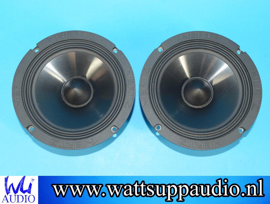 Hertz HV165 6.5'' midrange speakers 165mm /16.5cm, Gebruikt, ., Ophalen of Verzenden, .