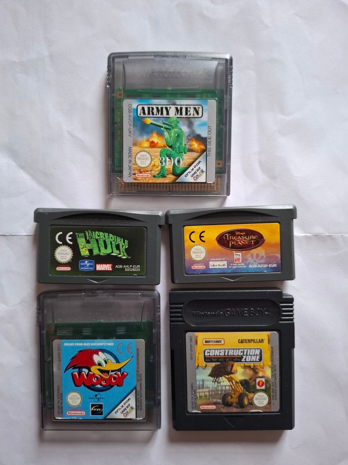 gamboy collor en gameboy advance spellen, 1 speler, Ophalen of Verzenden, Zo goed als nieuw, Vanaf 3 jaar